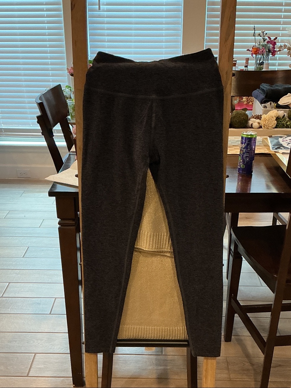 Beyond Yoga Charcoal Gray High-Waist Leggings